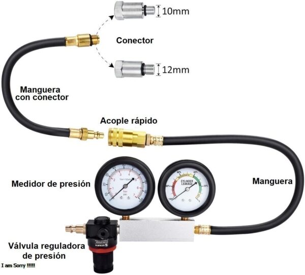 MT-P022 DETECTOR DE FUGA DE CILINDRO