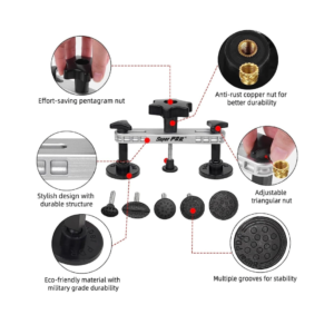 KIT HERRAMIENTAS PARA REPARACION CARROCERIAS 74 PIEZAS