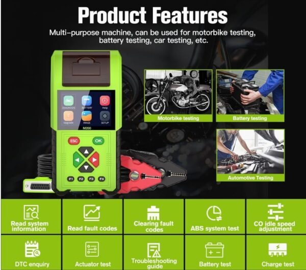 ESCANER MOTOCICLETAS JDIAG 200